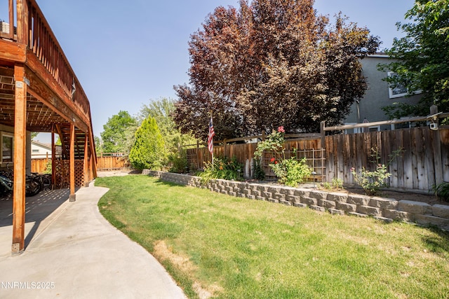 2691 Sutter Butte Ct, Sparks, NV 89436 - fenced backyard featuring stairway and a patio