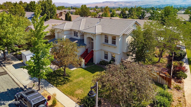 7302 Little Easy St, Sparks, NV 89436 - view from above of property featuring a mountain backdrop