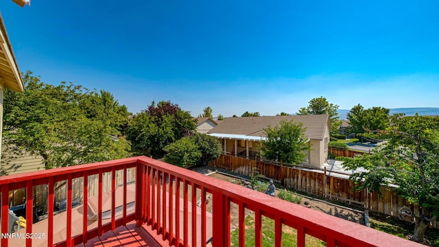 7302 Little Easy St, Sparks, NV 89436 - wooden deck with a fenced backyard