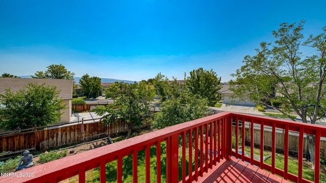 7302 Little Easy St, Sparks, NV 89436 - deck featuring a fenced backyard