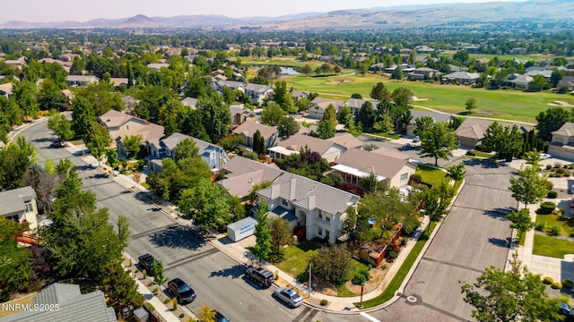 7302 Little Easy St, Sparks, NV 89436 - aerial view of residential area featuring a golf course and a water and mountain view