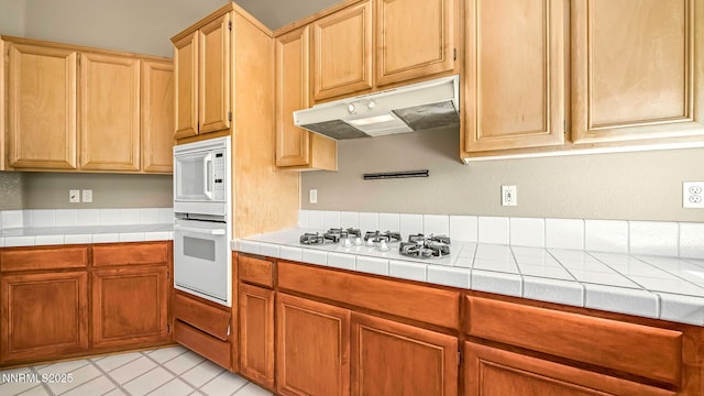 7302 Little Easy St, Sparks, NV 89436 - kitchen featuring white appliances and under cabinet range hood