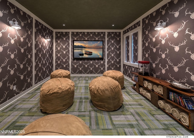 17 Beach Club Dr Unit 214, Stateline, NV 89449 - sitting room with crown molding and carpet flooring