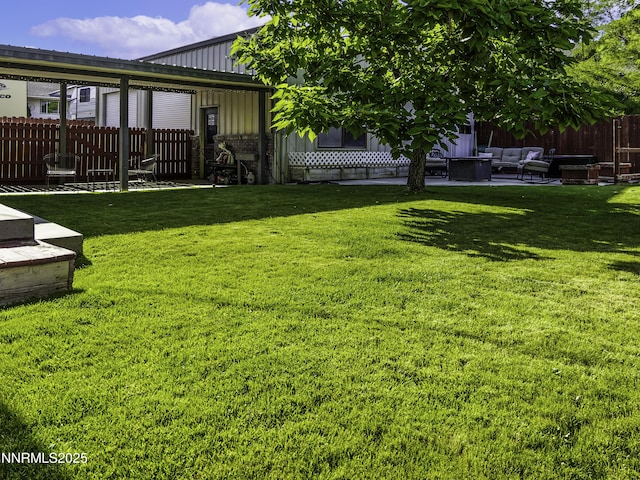 202 Summit Ave, Winnemucca, NV 89445 - view of yard with outdoor lounge area and a patio area