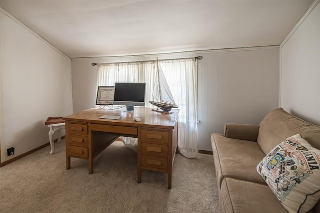 9 E Division St, North East, PA 16428 - home office featuring light carpet and crown molding