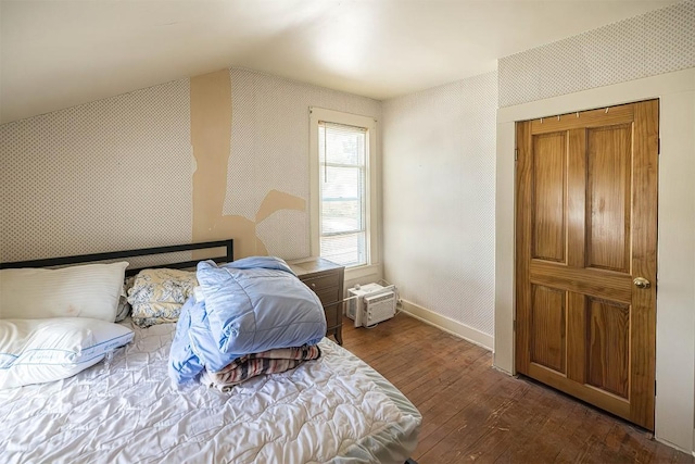 9 E Division St, North East, PA 16428 - bedroom featuring dark wood-type flooring and lofted ceiling