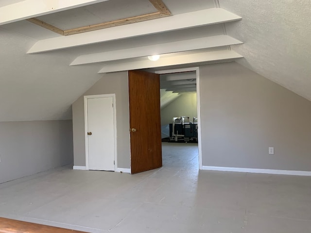 6028 Davidson Rd, Jamestown, PA 16134 - additional living space featuring lofted ceiling and baseboards