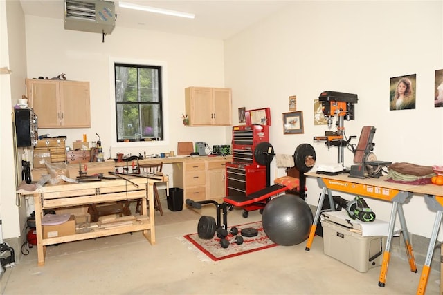 12075 Oakmont Dr, Conneaut Lake, PA 16316 - garage with a heating unit