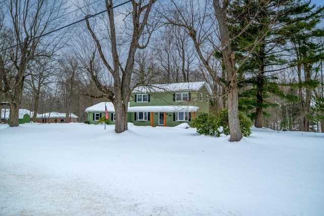 view of front of property