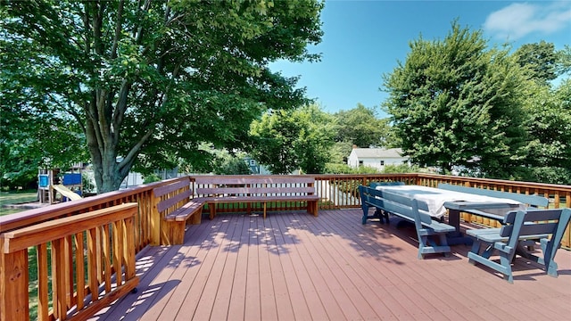 969 Lewis Way, Girard, PA 16417 - deck with outdoor dining area