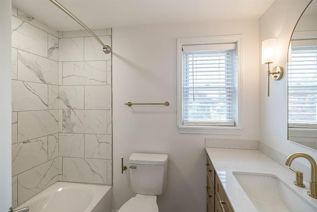 3411 Elmwood St, Erie, PA 16508 - full bath with vanity, tub / shower combination, and toilet