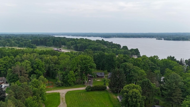 11667 Lakeland Dr, Conneaut Lake, PA 16316 - drone / aerial view of a nearby body of water and a forest