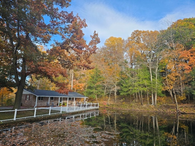 view of back of property