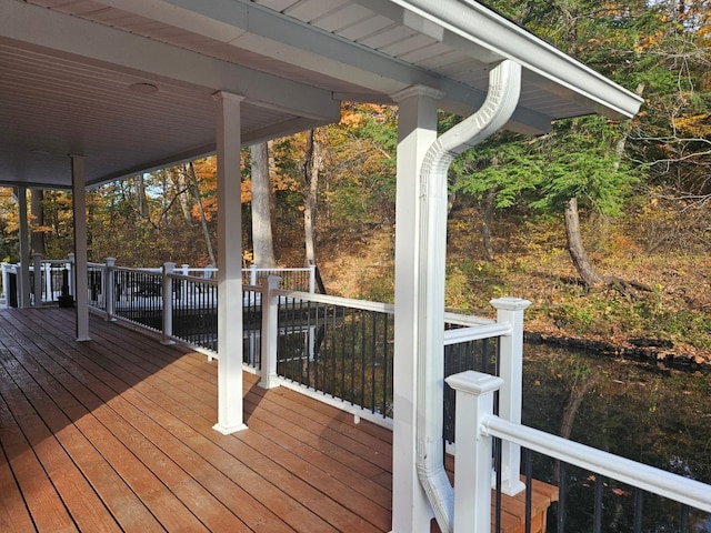 view of deck