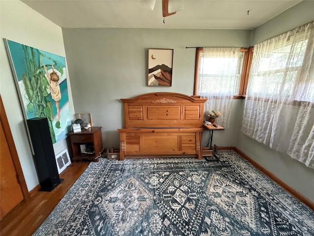 3508 Emerson Ave, Erie, PA 16508 - office area with a ceiling fan and dark wood finished floors