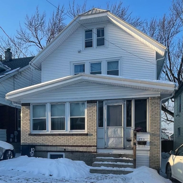 view of front of home