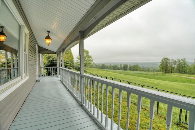 23186 Hatchtown Rd, Spartansburg, PA 16434 - covered porch with a rural view