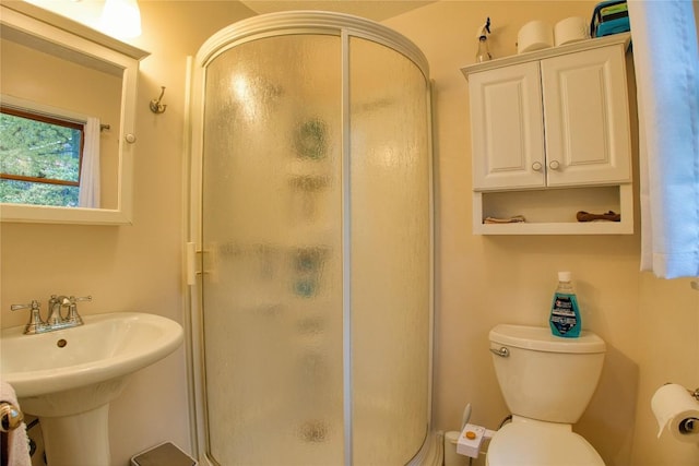23186 Hatchtown Rd, Spartansburg, PA 16434 - bathroom with a stall shower and toilet
