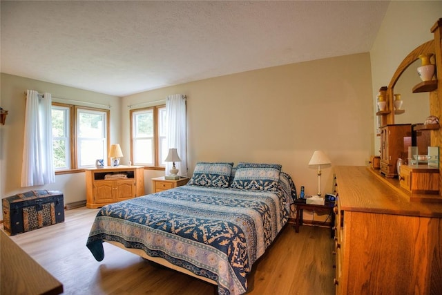 23186 Hatchtown Rd, Spartansburg, PA 16434 - bedroom featuring light wood finished floors and a textured ceiling