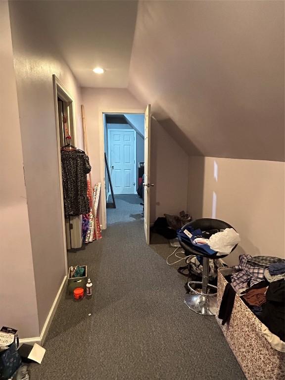 1048 W 6th St, Erie, PA 16507 - interior space with carpet floors and lofted ceiling