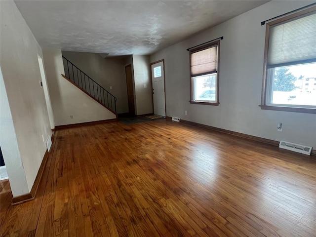 interior space featuring hardwood / wood-style flooring