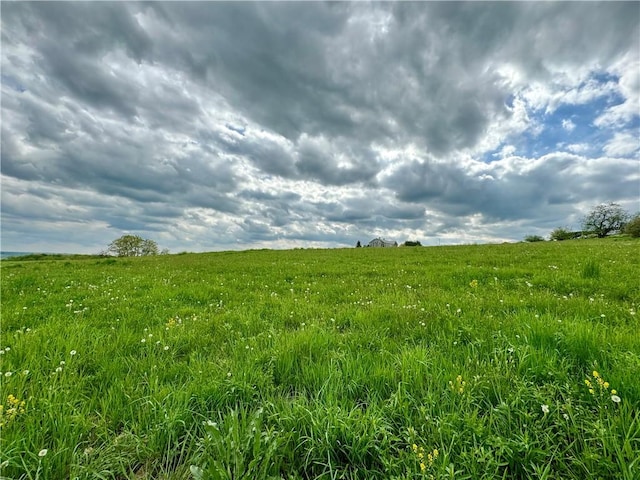 view of landscape featuring a rural view