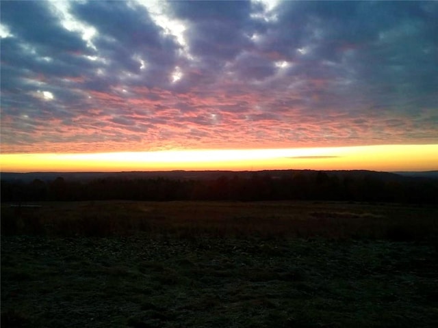 view of nature at dusk