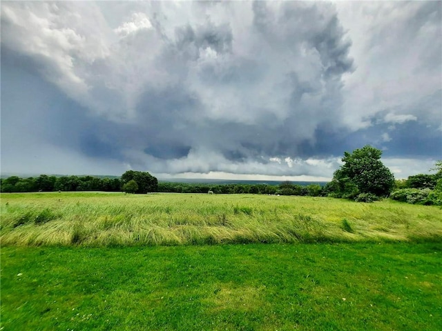 view of landscape with a rural view