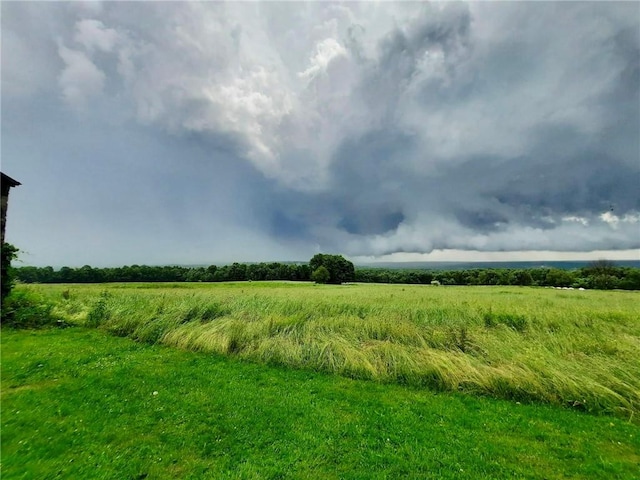 view of landscape with a rural view