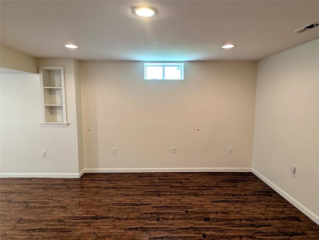 732 Walbridge Rd, Erie, PA 16511 - basement featuring dark wood-type flooring and recessed lighting