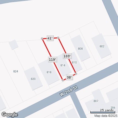 814 W 2nd St, Erie, PA 16507 - map / location of property area
