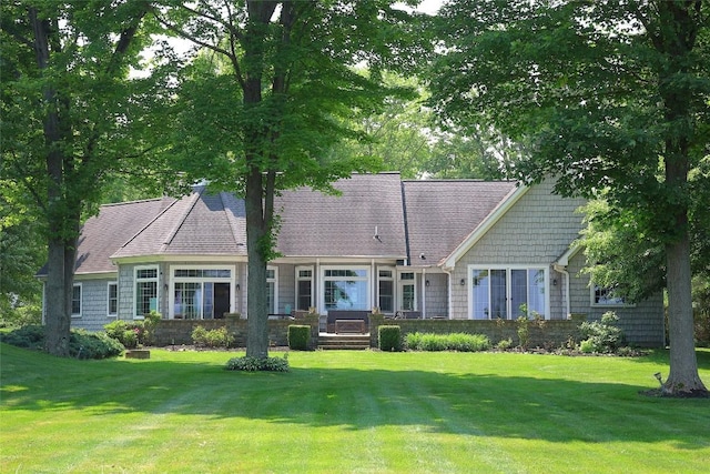 8280 Shore Dr, Fairview, PA 16415 - rear view of property featuring a yard