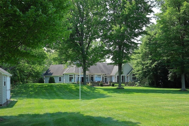 8280 Shore Dr, Fairview, PA 16415 - view of front facade featuring a front lawn
