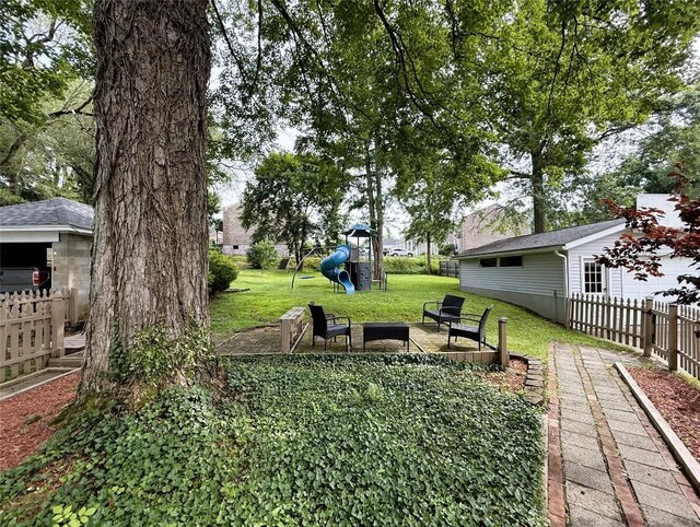 566 Walnut St, Meadville, PA 16335 - view of yard with a playground