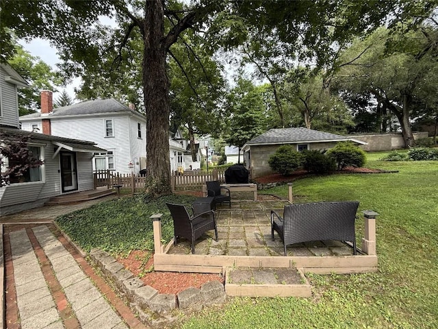 566 Walnut St, Meadville, PA 16335 - view of yard with a patio area