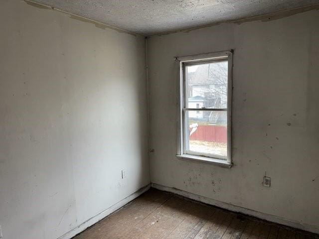 513 Wallace St, Erie, PA 16507 - spare room featuring plenty of natural light, light wood-type flooring, and a textured ceiling