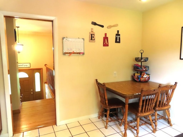12930 Park Lane Dr, Meadville, PA 16335 - dining room featuring light tile patterned flooring and baseboards