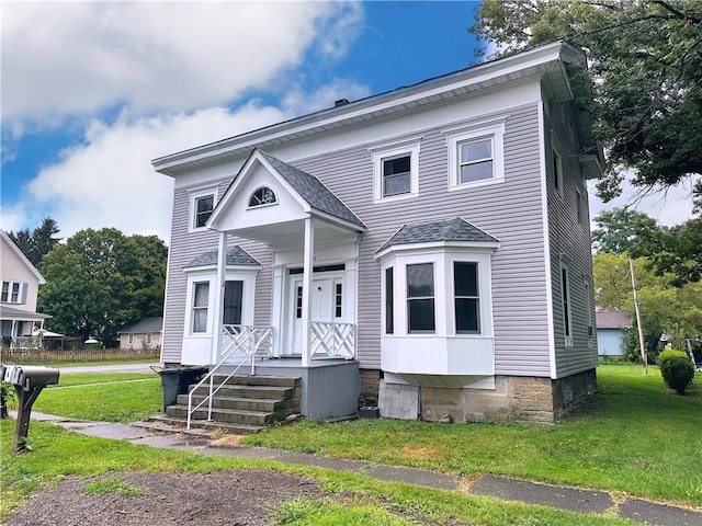 212 Main St, Jamestown, PA 16134 - view of front of home with a front yard