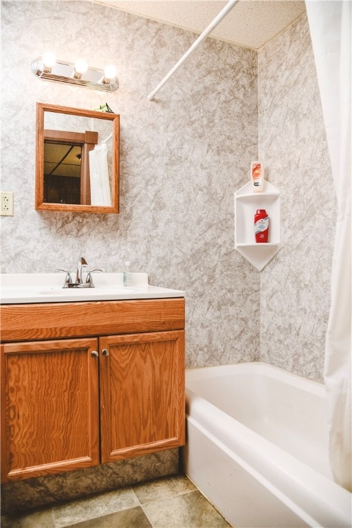 212 Main St, Jamestown, PA 16134 - full bathroom featuring vanity and shower / bath combo