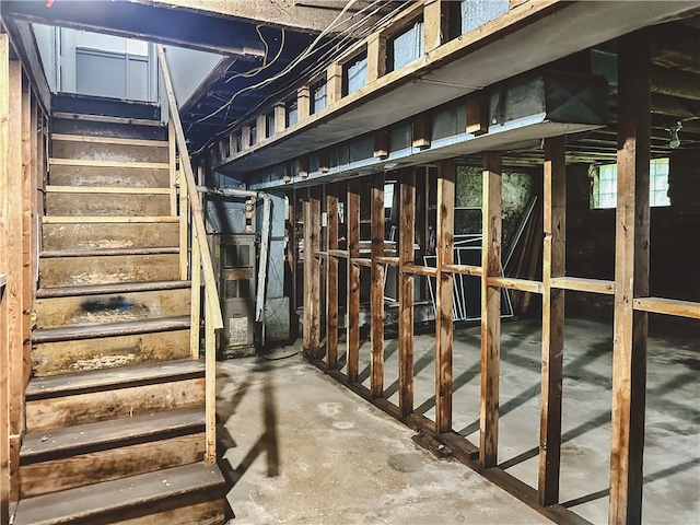 212 Main St, Jamestown, PA 16134 - basement featuring stairs