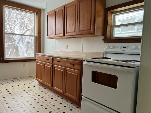 kitchen with electric stove