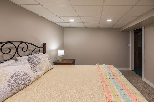 2548 E 32nd St, Erie, PA 16510 - carpeted bedroom featuring recessed lighting and a paneled ceiling