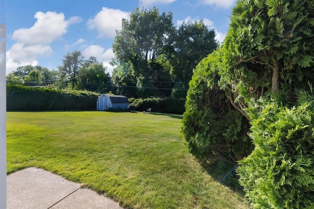 2548 E 32nd St, Erie, PA 16510 - view of grassy yard with a storage shed