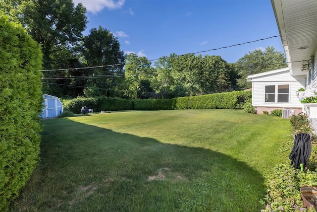 2548 E 32nd St, Erie, PA 16510 - view of green lawn featuring a shed