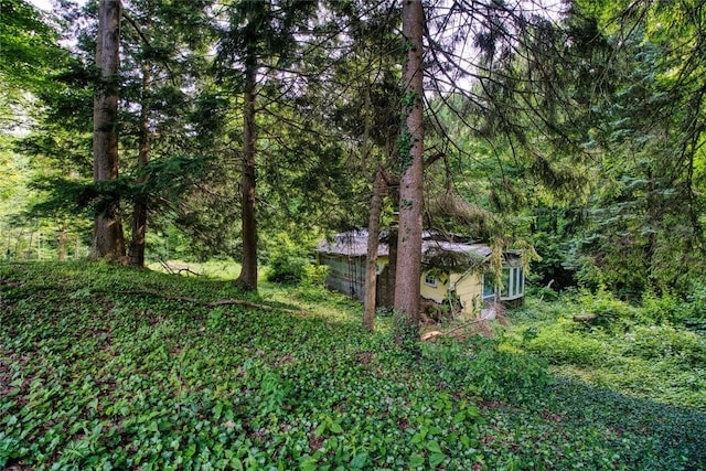 202 Marietta Ave, Fairview, PA 16415 - view of yard with a forest view