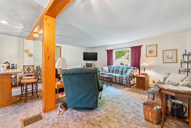 6946 Huntley Rd, West Springfield, PA 16443 - living room featuring carpet floors