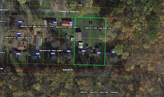 2892 Township Rd, Linesville, PA 16424 - aerial overview of property's location