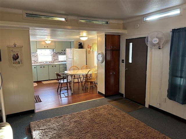 entrance foyer with a healthy amount of sunlight and sink