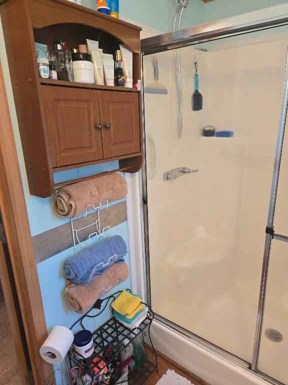 2719 Green Hill Dr, Millcreek, PA 16506 - bathroom with a stall shower