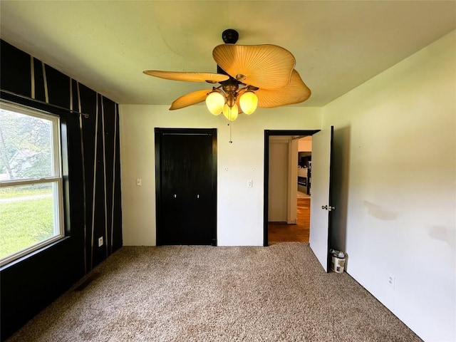 10537 Franklin Pike, Meadville, PA 16335 - unfurnished bedroom featuring carpet floors and a ceiling fan